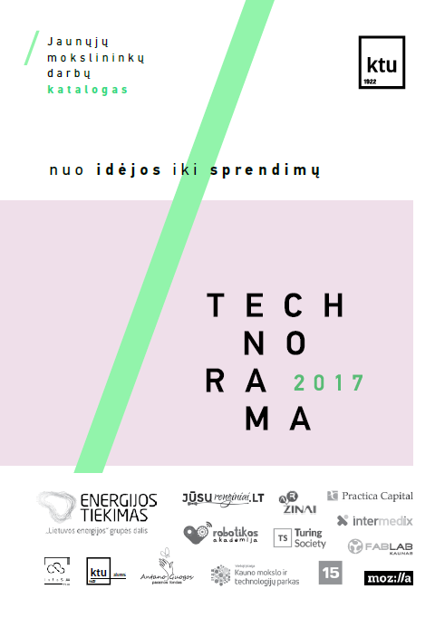 2017 metų „Technorama" katalogo viršelis.