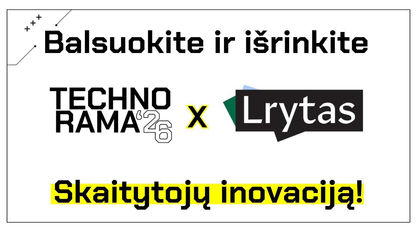 Balsuokite ir i&scaron;rinkite skaitytojų inovaciją